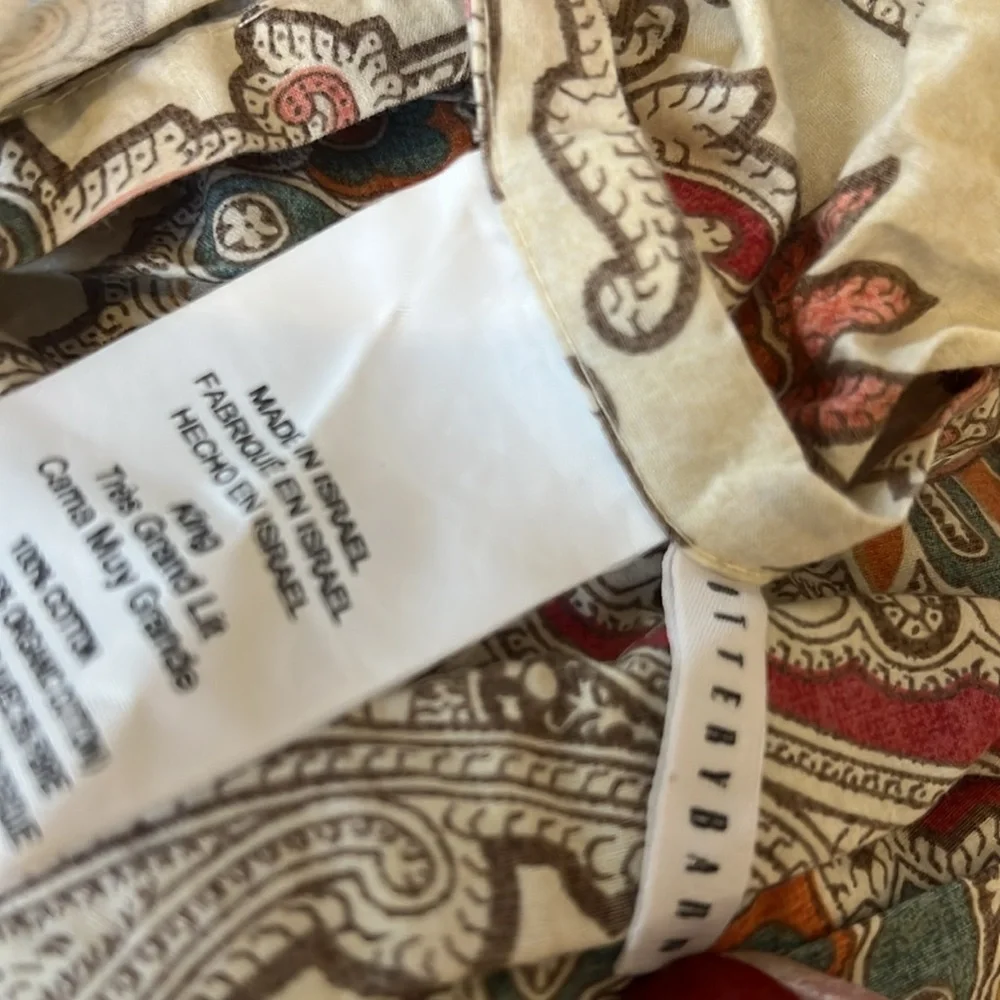POTTERY BARN EUC KING DUVET